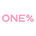 Logo de ONE%, probióticos y superalimentos de Colombia